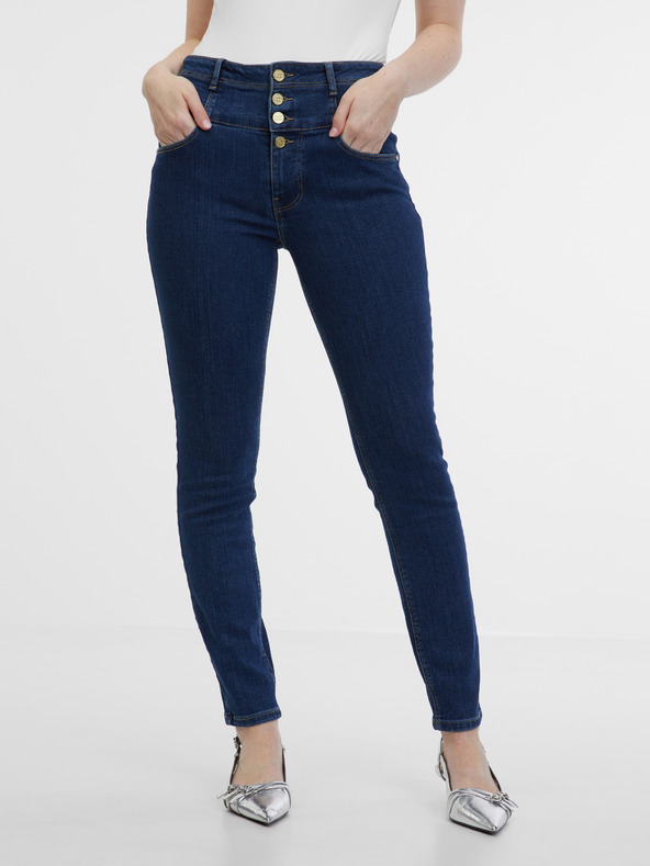 Orsay ORSAY sötétkék skinny fit női farmer