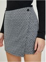 Orsay ORSAY fekete mintás női szoknya/rövidnadrág