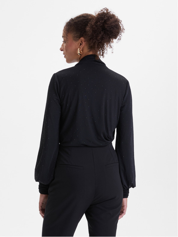 Orsay Fekete női felső strasszokkal ORSAY