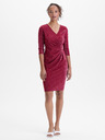 Orsay Bordó térdig érő női ruha ORSAY