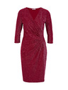 Orsay Bordó térdig érő női ruha ORSAY
