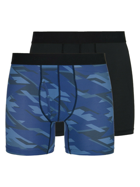 Kilpi Két darabos férfi funkcionális boxeralsó készlet kék és fekete színben Kilpi Nett