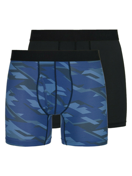 Kilpi Két darabos férfi funkcionális boxeralsó készlet kék és fekete színben Kilpi Nett