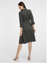 Orsay ORSAY fekete női mintás ing ruha
