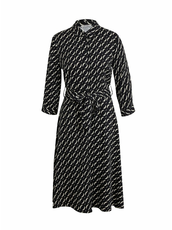 Orsay ORSAY fekete női mintás ing ruha