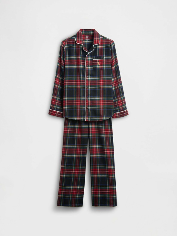 GAP Gyerek flanel pizsama szett Unisex GAP