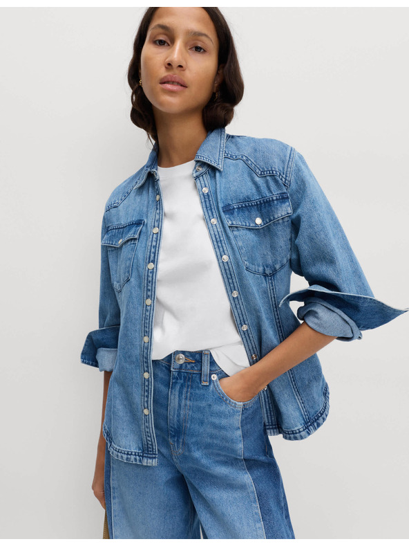 Marks & Spencer Fehér Marks & Spencer női pamut basic póló