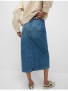 Marks & Spencer Denim midi-szoknya Marks & Spencer tengerészkék