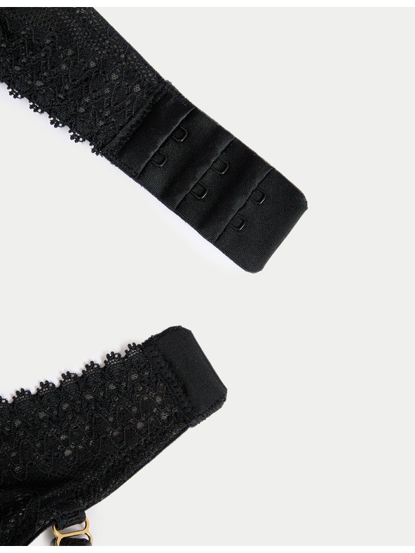 Marks & Spencer Fekete női csipkés push-up melltartó merevítővel Marks & Spencer