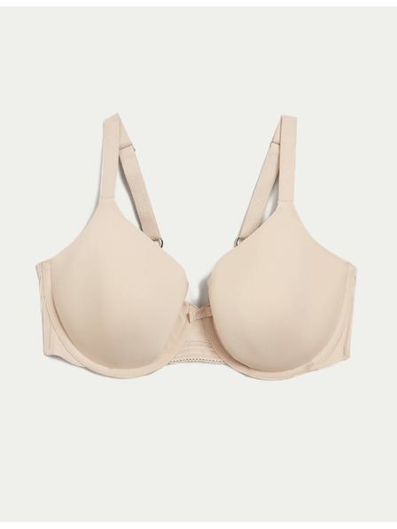 Marks & Spencer 3,5 cm méretű, 4,5 cm méretű, merevítős melltartó teljes kosárral, 3,5 cm méretű, merevítős és teljes kosárral. A-E Marks & Spencer bézs