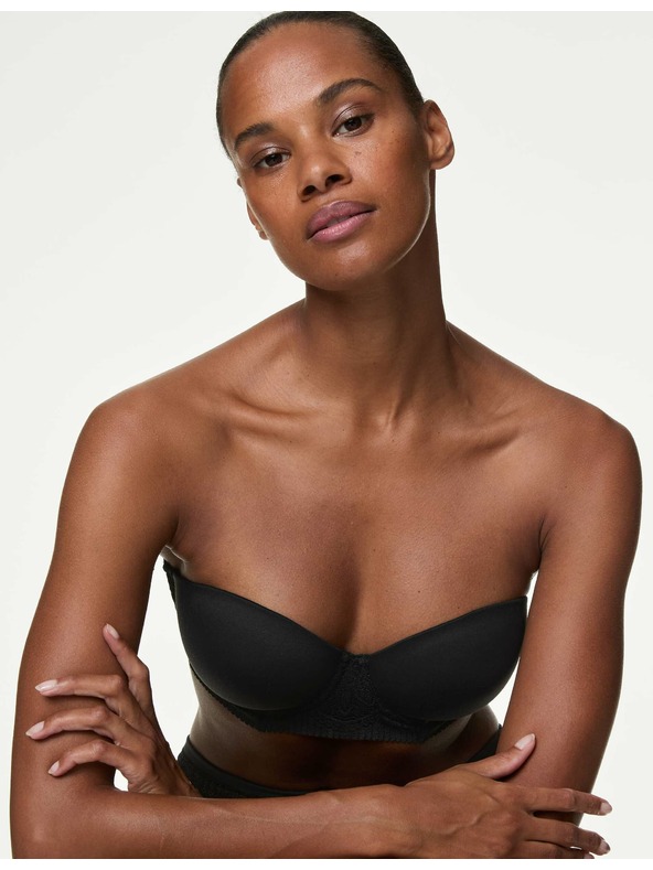 Marks & Spencer Fekete Marks & Spencer női merevítős melltartó