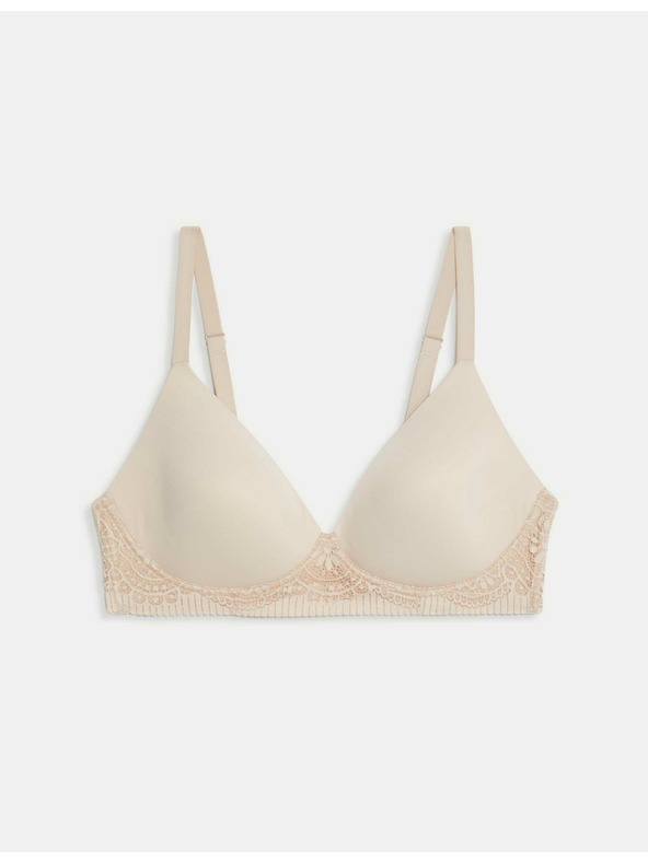 Marks & Spencer Body Soft™ melltartó teljes kosarakkal, merevítő nélkül, 4,5 oz. méret. A-E Marks & Spencer bézs
