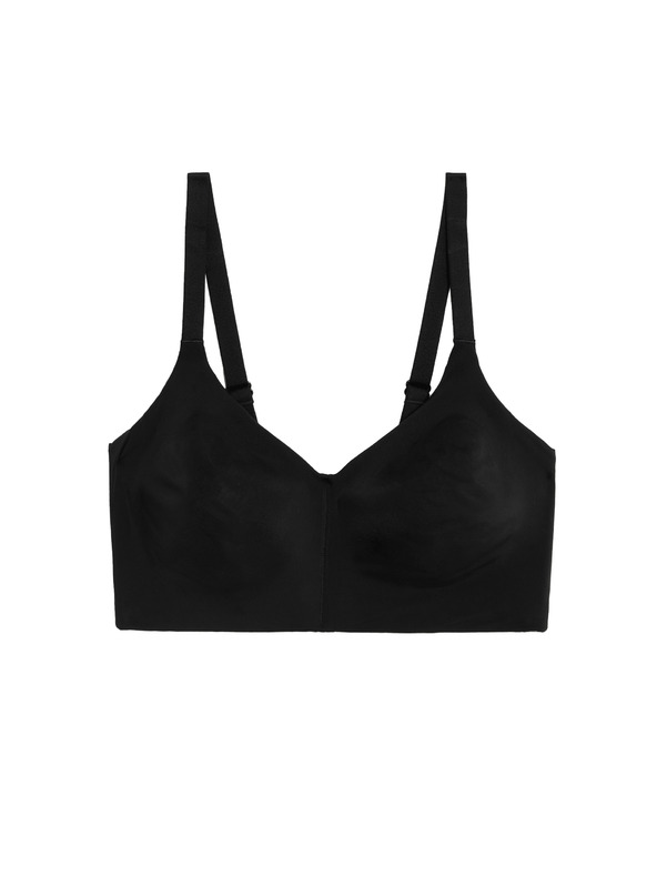 Marks & Spencer Flexifit™ teljes kosaras melltartó merevítő nélkül, 4,5-es méret. A-E Marks & Spencer fekete