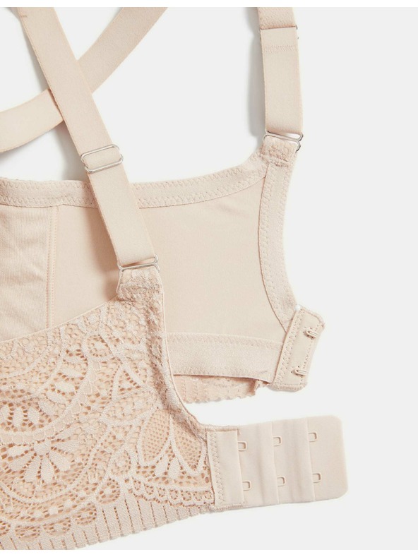 Marks & Spencer Smooth Body Soft™ melltartó merevítővel és teljes kosarakkal, méretezés. F-H Marks & Spencer bézs színű