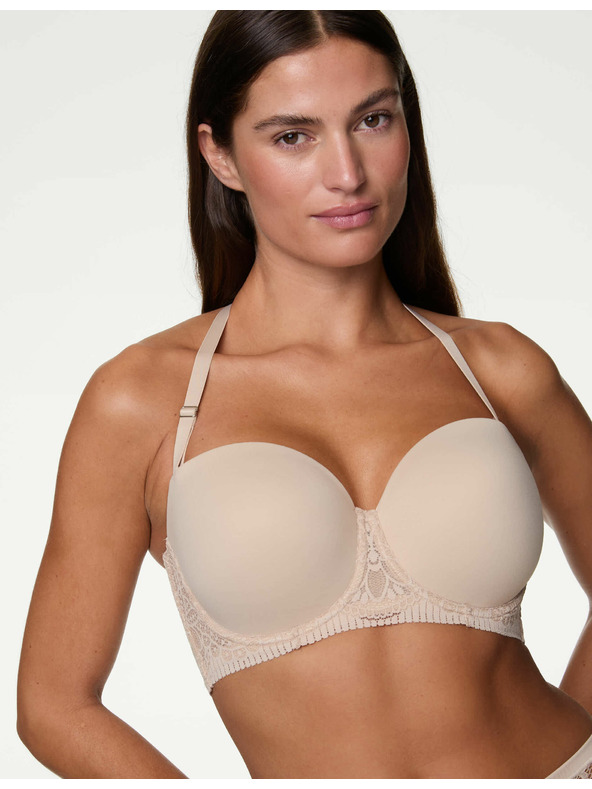 Marks & Spencer Bézs színű Marks & Spencer női merevített melltartó Body Soft™