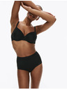 Marks & Spencer Magas derekú, enyhén összehúzó bugyi látható szegély nélkül, 2 db csomagonként Marks & Spencer fekete