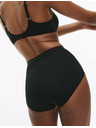 Marks & Spencer Magas derekú, enyhén összehúzó bugyi látható szegély nélkül, 2 db csomagonként Marks & Spencer fekete