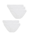 Marks & Spencer Marks & Spencer fehér pamut bikini alsónadrág Lycra®-val, 5 csomagban