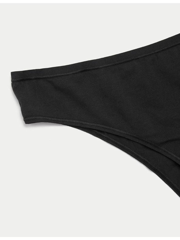 Marks & Spencer Brazil modál bugyi, nem látható szegély, 5 db csomagban Marks & Spencer fekete