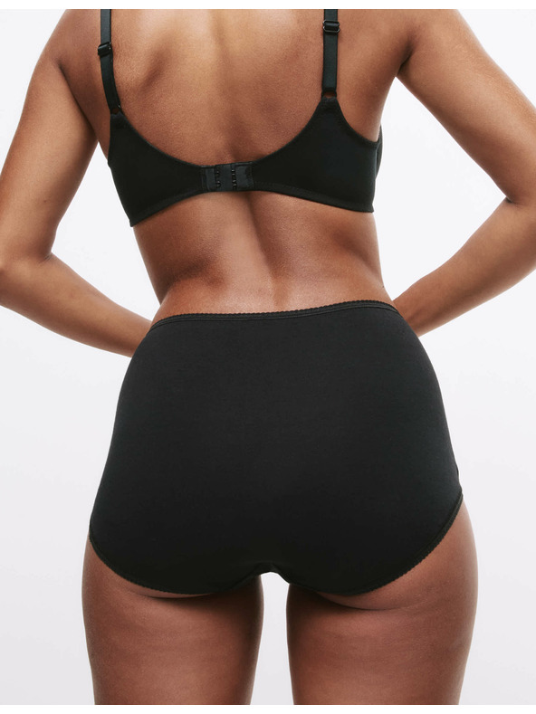 Marks & Spencer Pamut Lycra® derékbőségű bugyi, 5 darabos kiszerelés Marks & Spencer fekete