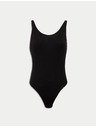Marks & Spencer Fekete női Marks & Spencer Secret Support™ csipkeszerű feszesítő bodysuit