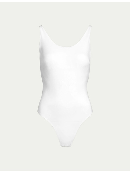 Marks & Spencer Fehér női Marks & Spencer Secret Support™ csipkés feszesítő bodysuit