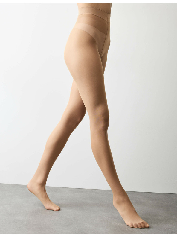 Marks & Spencer Bézs színű, 15 DEN-es, csomóálló női harisnyanadrág, csomagonként 3 pár Marks & Spencer