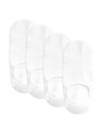 Marks & Spencer Marks & Spencer Cotton Trainer béléses alacsony zokni, 4 párból álló készlet fehér