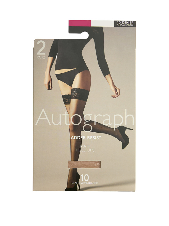 Marks & Spencer Két pár Marks & Spencer női matt, önhordó, body színű, 10 DEN színű női harisnyanadrágból álló készlet.