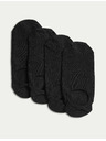 Marks & Spencer Négy pár fekete női Marks & Spencer Trainer liner alacsony zokni készlet