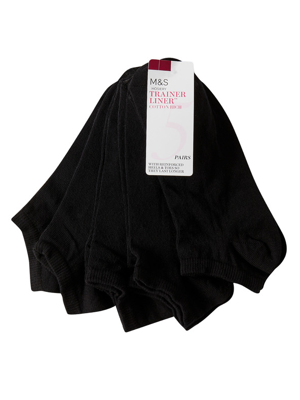 Marks & Spencer Öt pár női zokni készlet fekete színben a Marks & Spencertől
