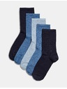 Marks & Spencer Öt pár női zokni készlet kék Marks & Spencer színben