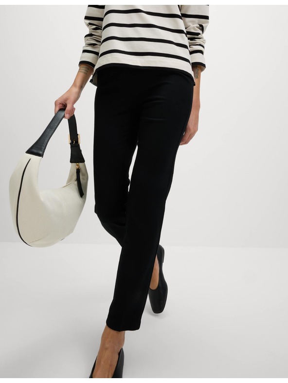 Marks & Spencer Marks & Spencer női fekete trikó bokáig érő, vékony szabású női nadrág