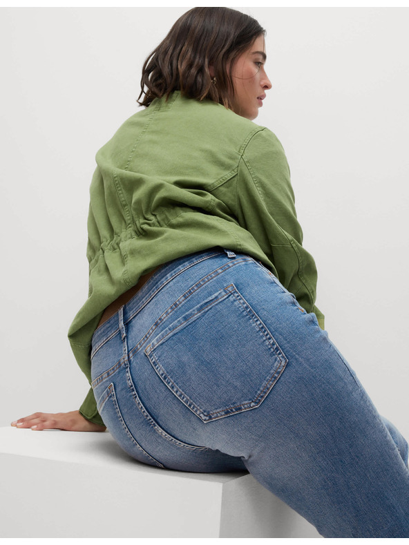 Marks & Spencer Kék női egyenes szabású farmernadrág Marks & Spencer