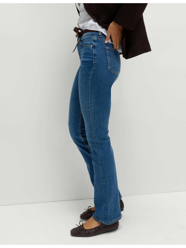 Marks & Spencer Marks & Spencer női kék, kiégett farmer