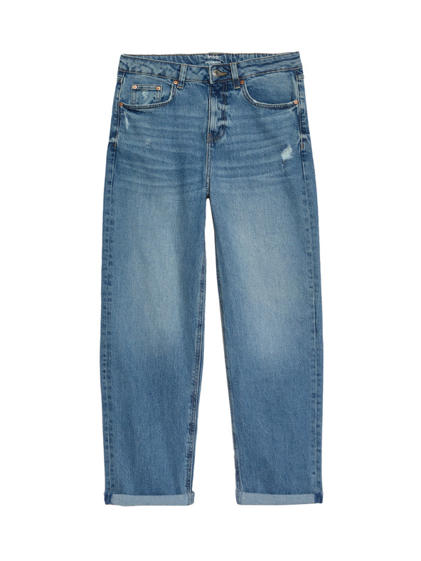 Marks & Spencer Kék Marks & Spencer női boyfriend farmernadrág