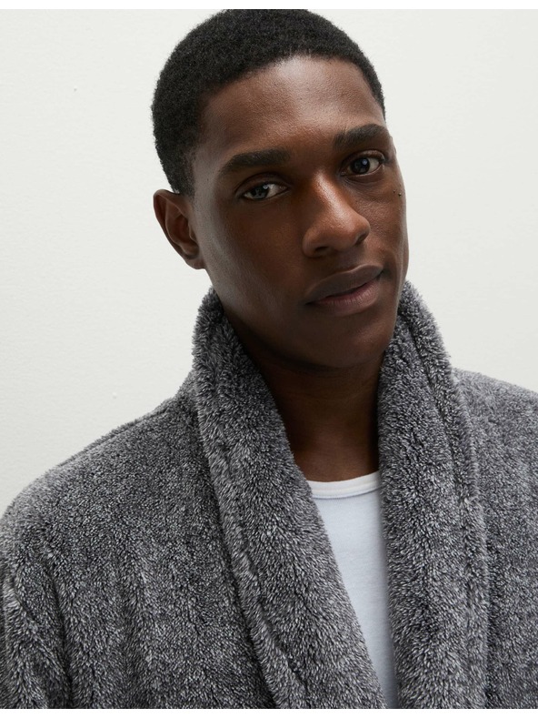 Marks & Spencer Marks & Spencer Supersoft szürke férfi köpeny