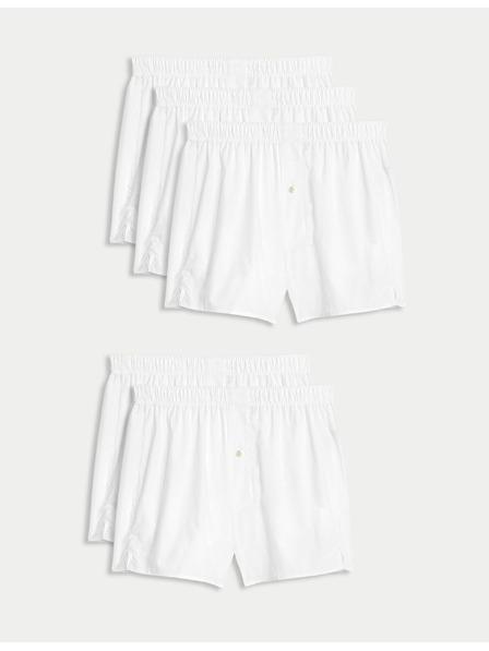 Marks & Spencer Marks & Spencer férfi öt darabos fehér rövidnadrág készlet