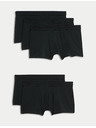 Marks & Spencer Öt darabos férfi boxeralsó-készlet Marks & Spencer fekete színben