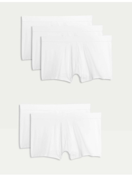 Marks & Spencer Öt darabos férfi boxeralsó készlet fehér színben Marks & Spencer