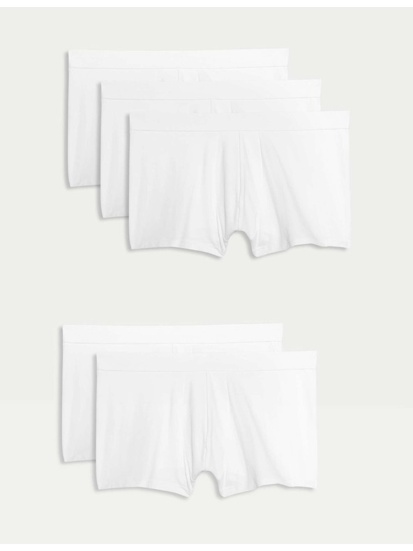 Marks & Spencer Öt darabos férfi boxeralsó készlet fehér színben Marks & Spencer