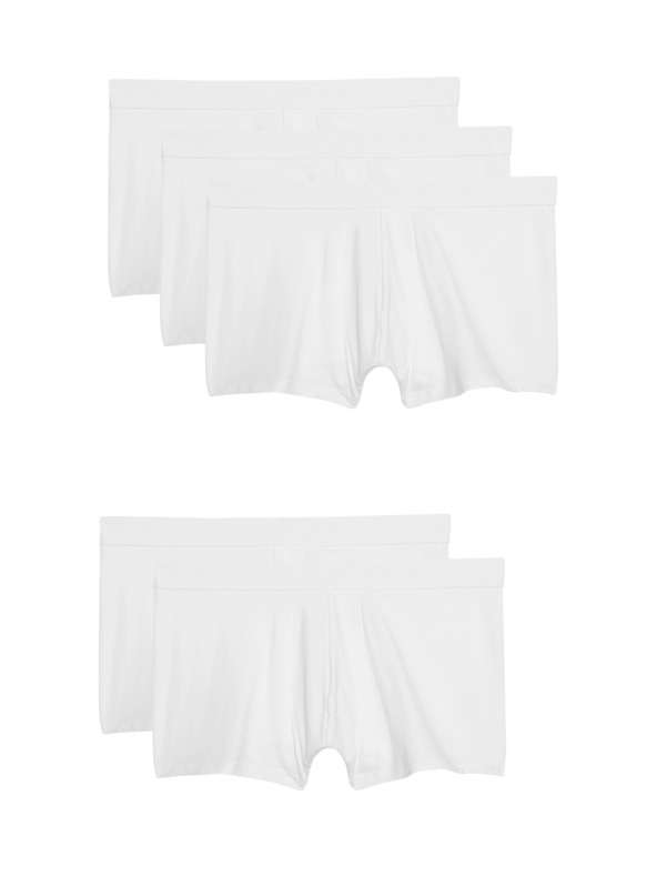 Marks & Spencer Öt darabos férfi boxeralsó készlet fehér színben Marks & Spencer