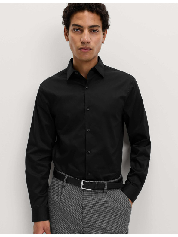 Marks & Spencer Fekete férfi pamut ing Marks & Spencer