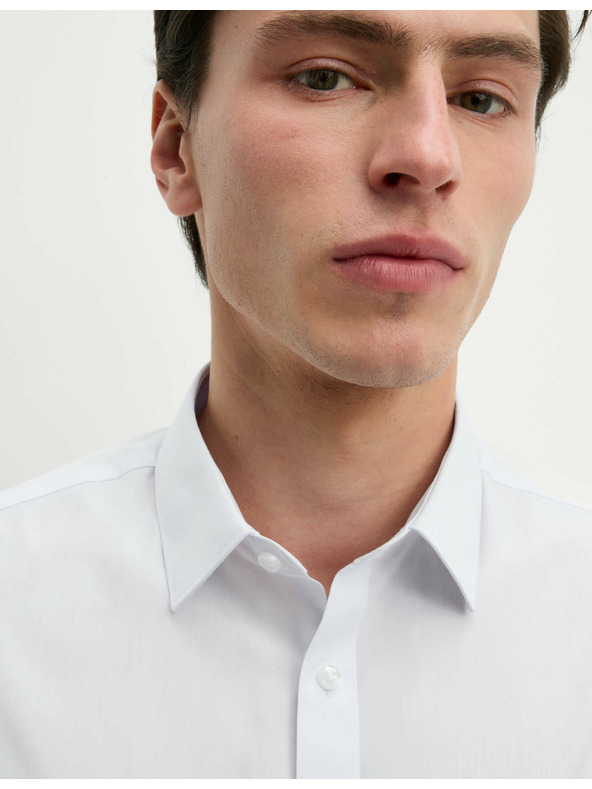 Marks & Spencer Szabályos szabású ing, könnyen vasalható Marks & Spencer fehér