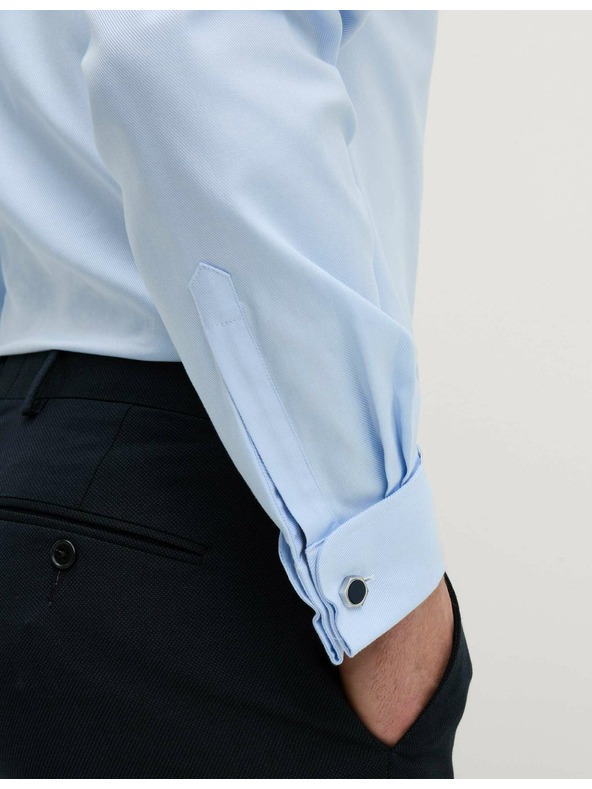 Marks & Spencer Enyhén szabott ing luxus pamutból, dupla mandzsettával Marks & Spencer