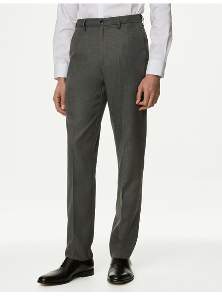 Marks & Spencer Marks & Spencer sima nadrág nagyoknak és magasaknak, normál szabású, szürke