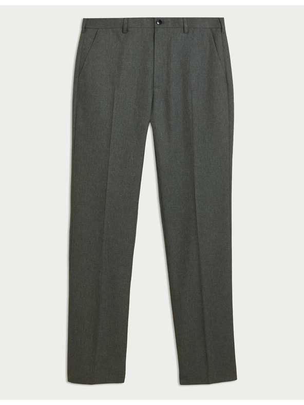 Marks & Spencer Marks & Spencer sima nadrág nagyoknak és magasaknak, normál szabású, szürke