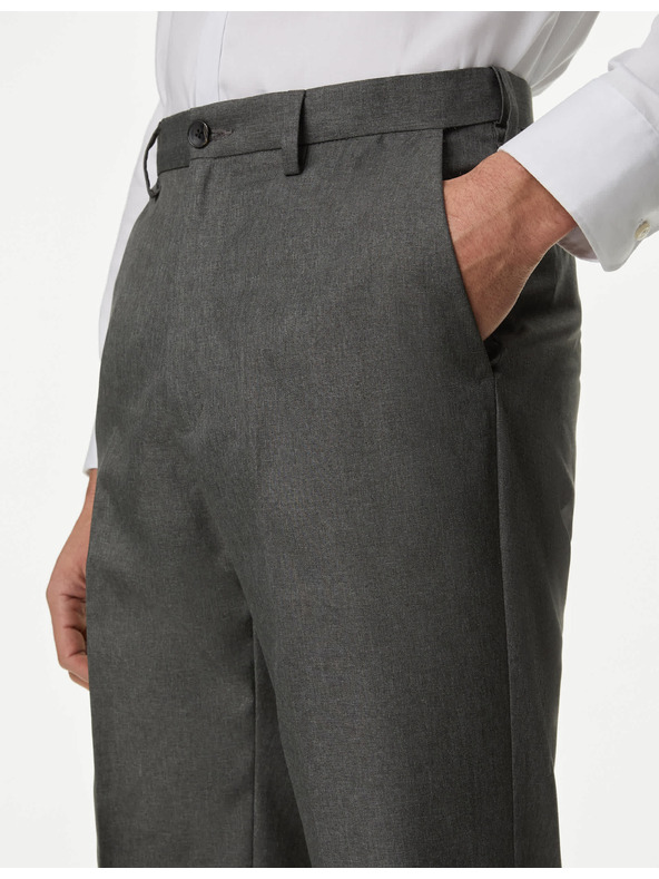 Marks & Spencer Marks & Spencer sima nadrág nagyoknak és magasaknak, normál szabású, szürke