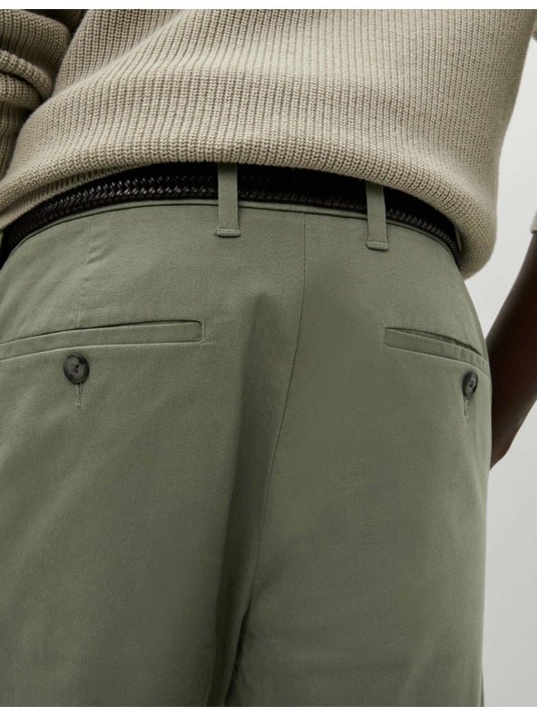 Marks & Spencer Stretch chino nadrág slim fit Marks & Spencer zöld