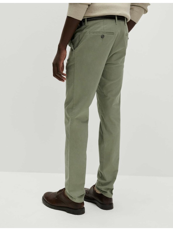 Marks & Spencer Stretch chino nadrág slim fit Marks & Spencer zöld